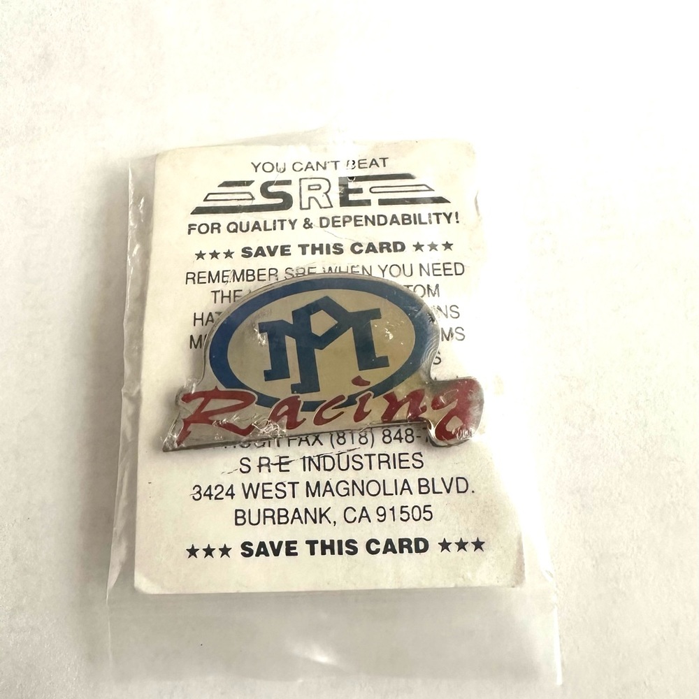 JPI Motorcycle Racing Pin. Brand New.